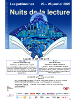 AFFICHE nuits de la lecture