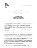 Arrêté Prefectoral – liste des candidatures